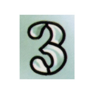 Number "3"
