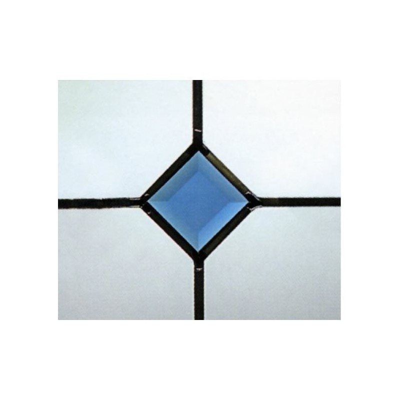 Blue Bevel Patrat
