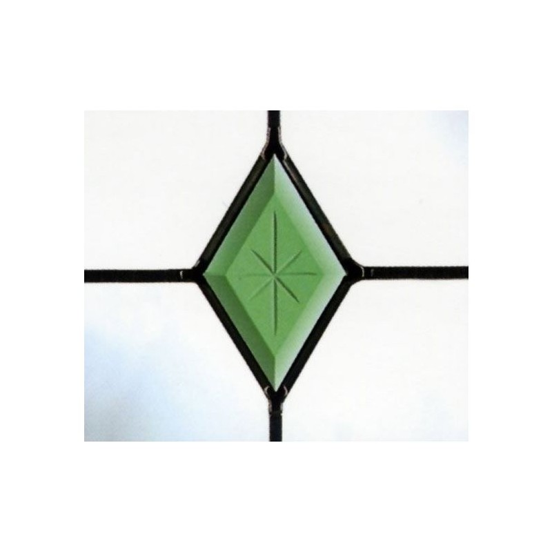 Green Diamond Polished Brilliant crestat