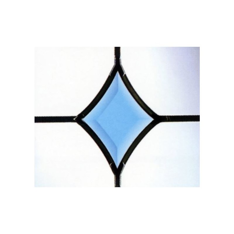 Blue Curved Diamond Bevel