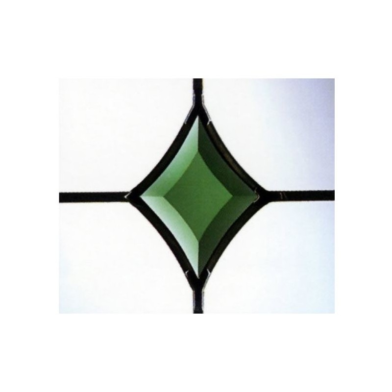 Green Curved Diamond Bevel