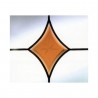 Brown Curved Diamond Cut