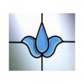 Fanlight Bevels Blue