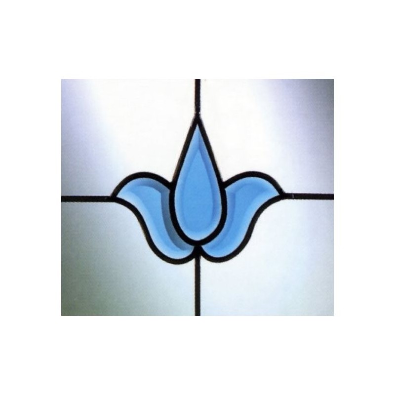 Fanlight Bevels Blue