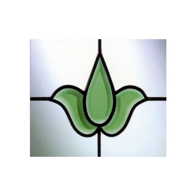 Fanlight Bevels Green