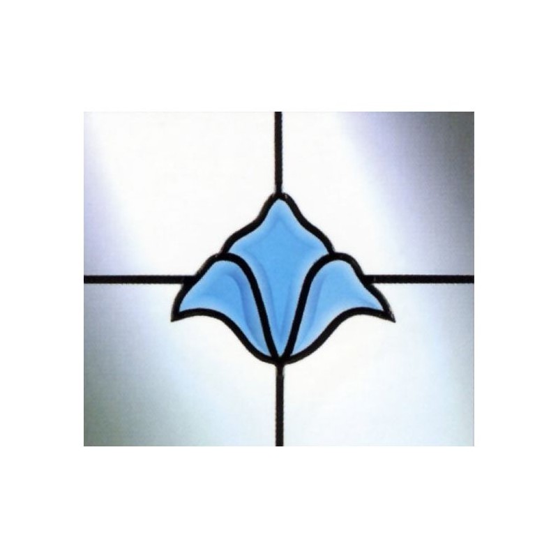 Fanlight Bevels Blue