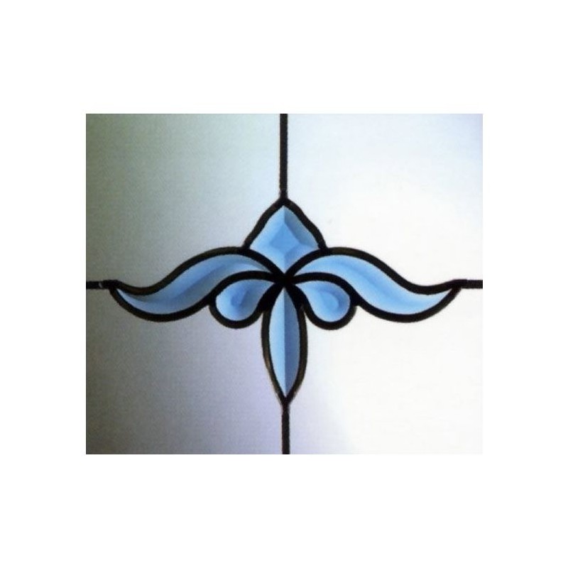Fanlight Bevels Blue